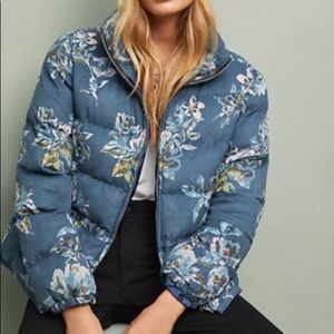 Anthropologie Flora Puffer Coat/Jacket